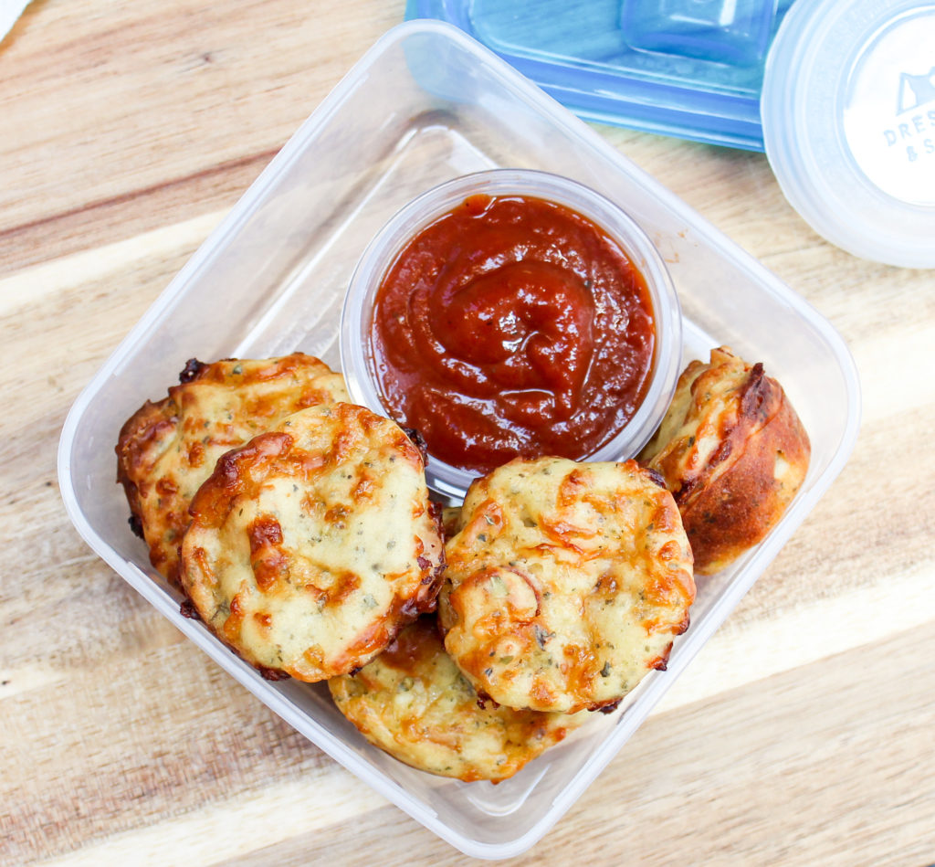 pizza muffins for a lunchbox