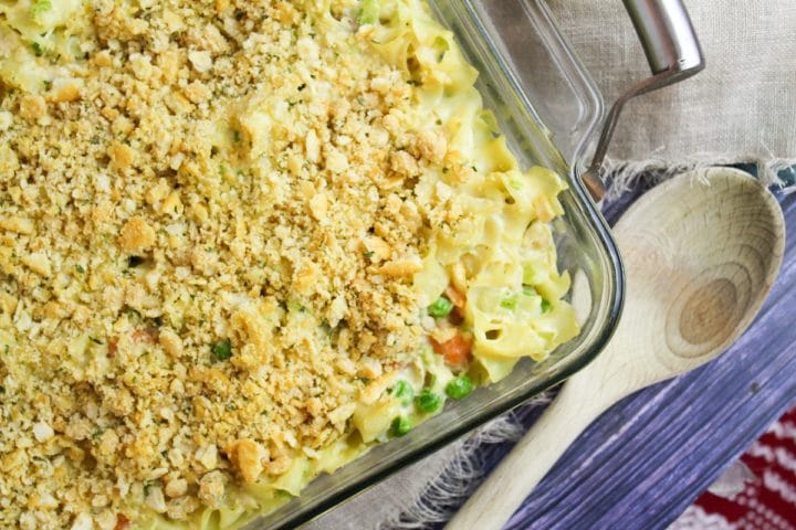 Creamy Chicken Noodle Casserole - Cheese Curd In Paradise