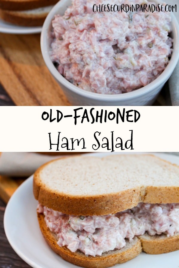 ham salad on bread