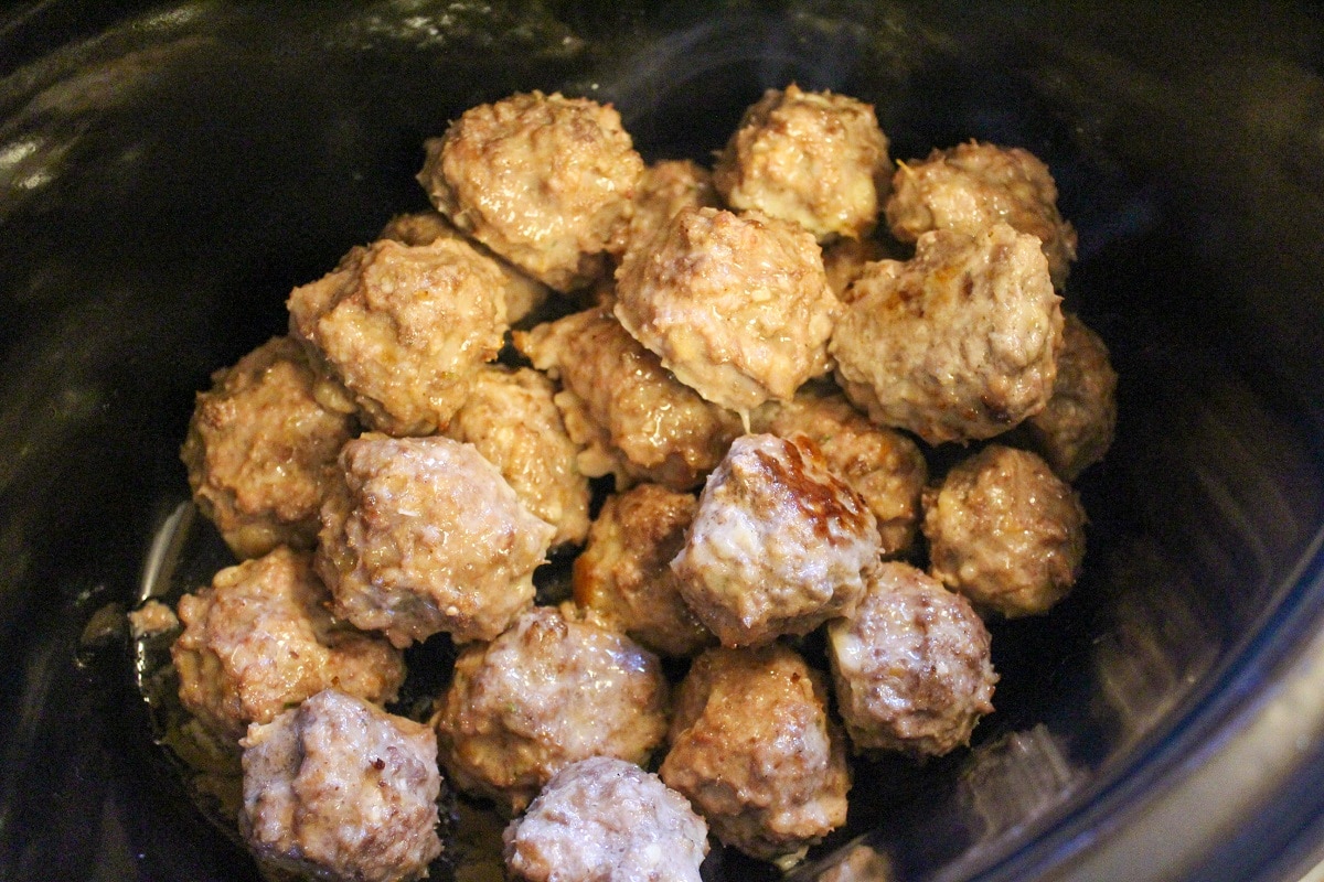 meatballs in slow cooker