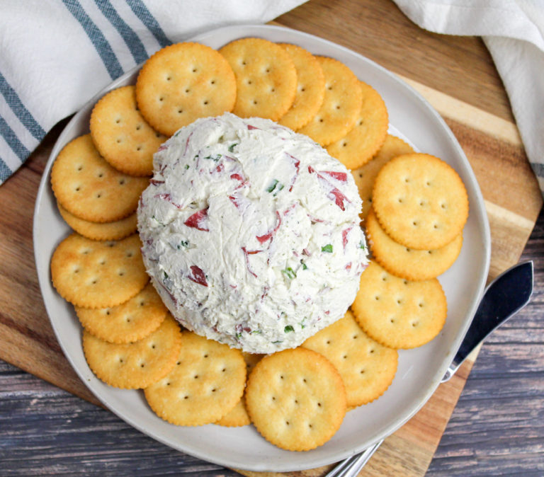Dried Beef and Green Onion Cheese Ball