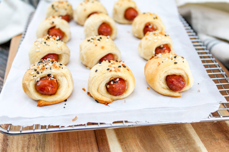 Mini Everything Bagel Dogs