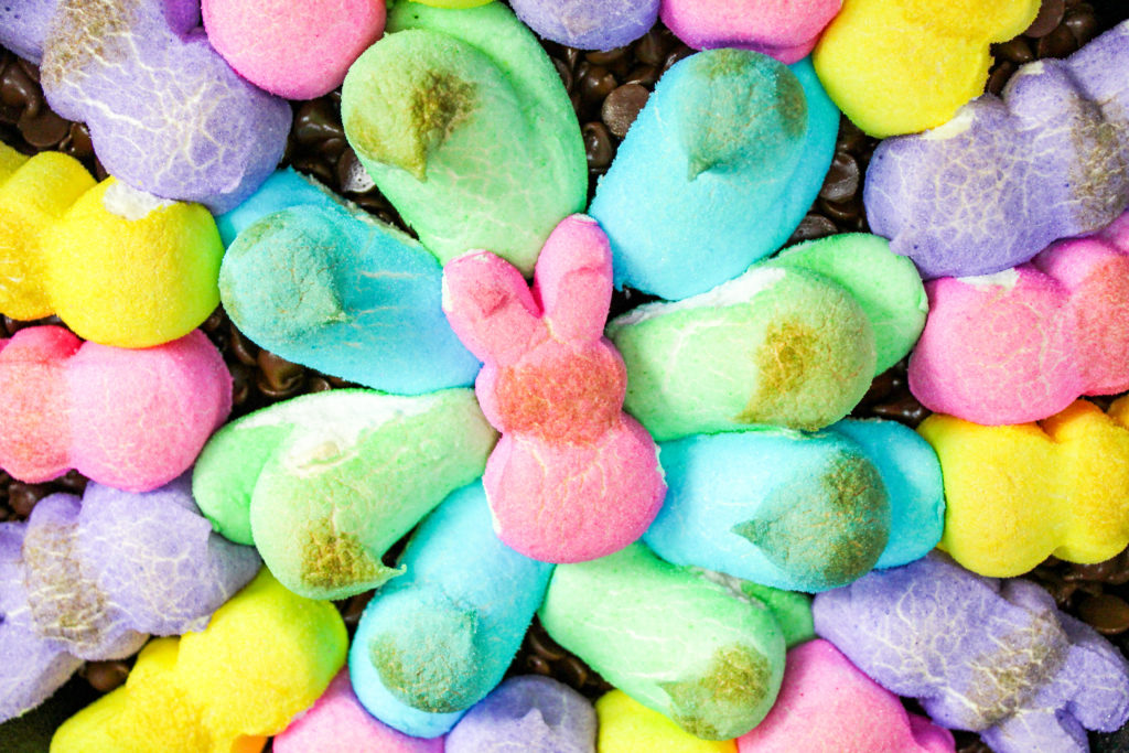 PEEPS over chocolate chips