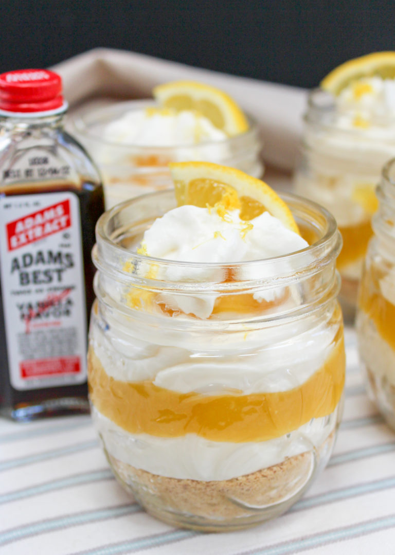 Creamy Lemon Cheesecake Parfaits
