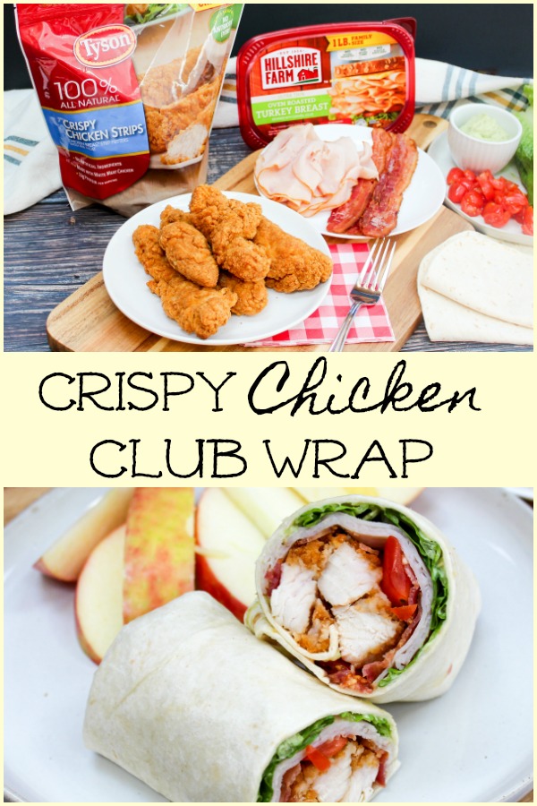 crispy chicken wrap on a plate