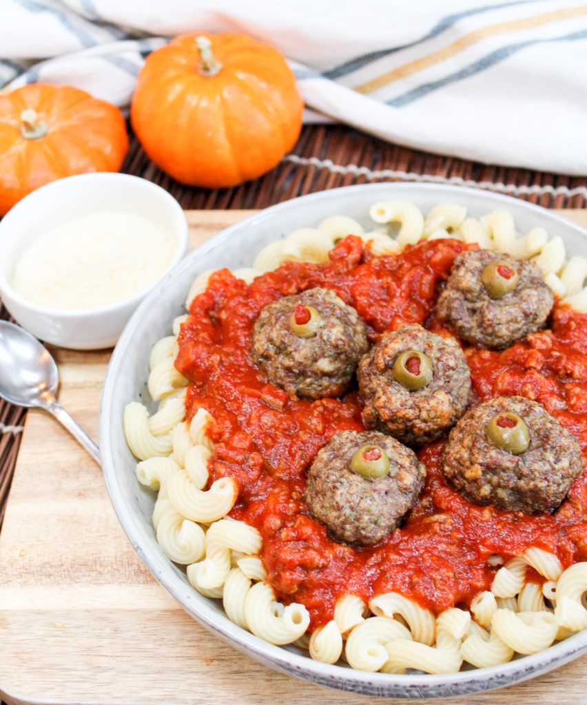 meatballs with pasta