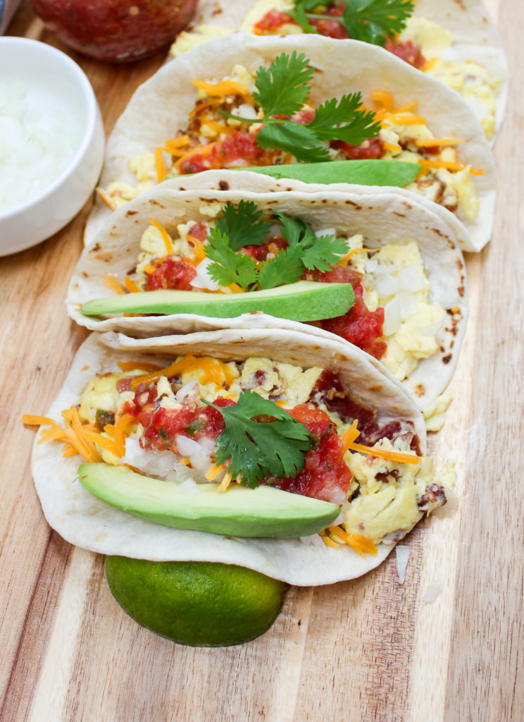 tacos on a platter