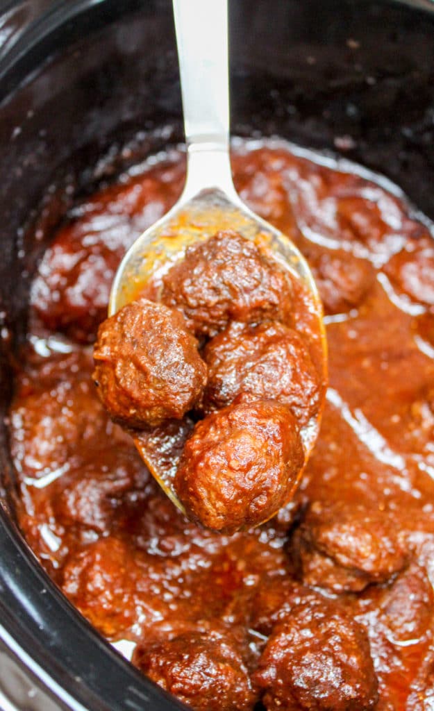 meatballs in the slow cooker