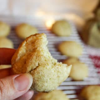 cookies with a bite taken
