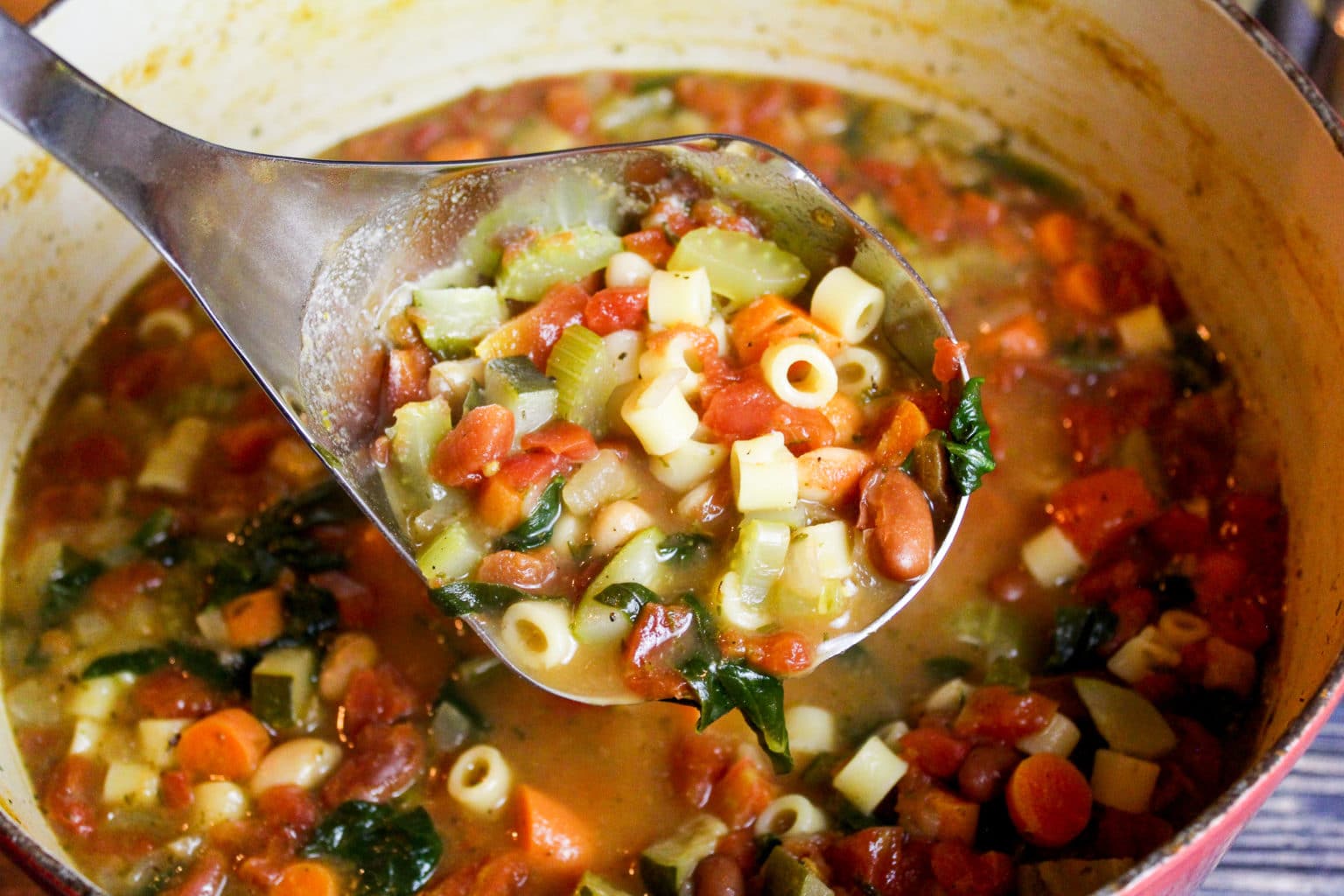 Weeknight Minestrone Soup - Cheese Curd In Paradise