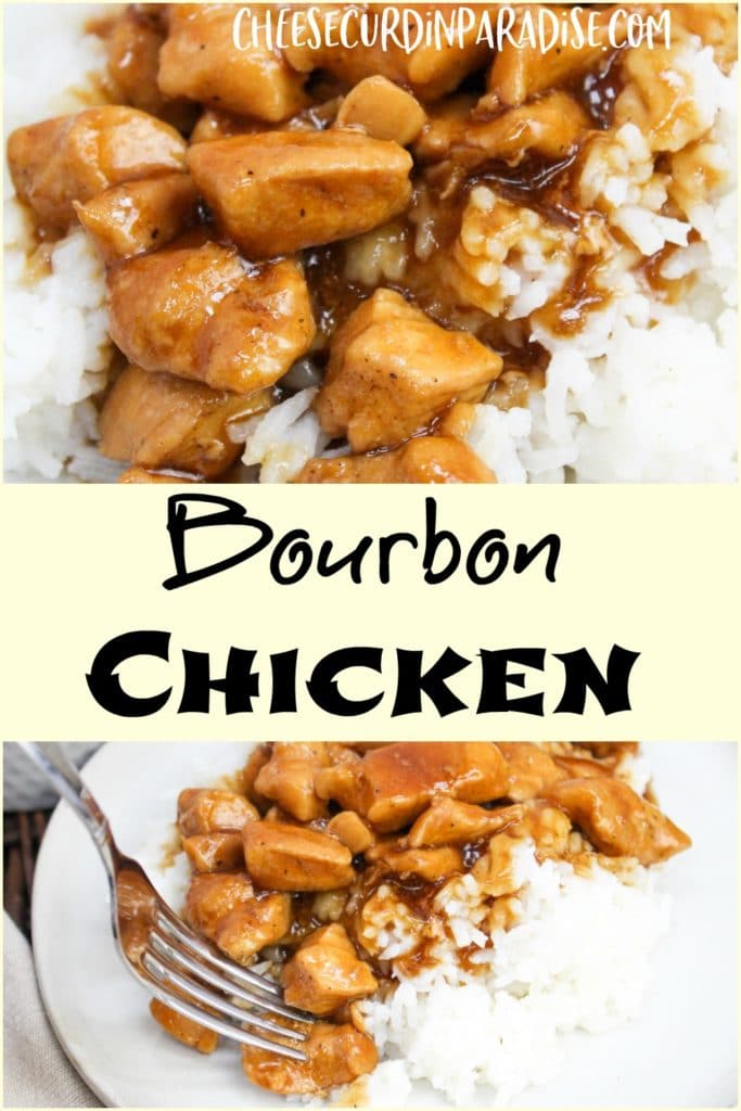 pintrest image with chicken and title text