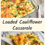 Baked cauliflower casserol