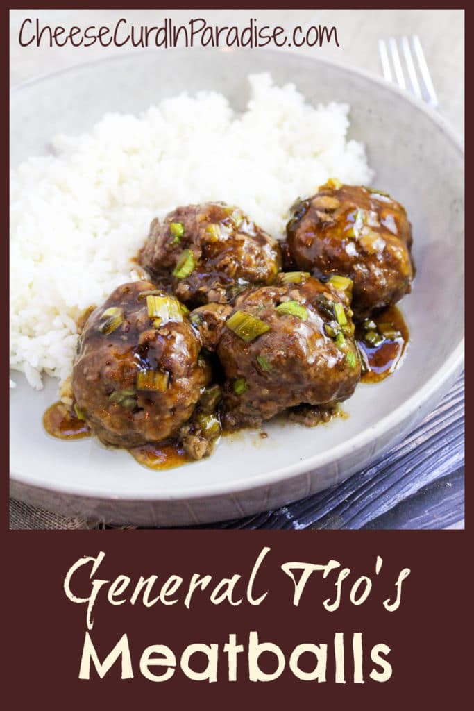cooked meatballs in dish with rice