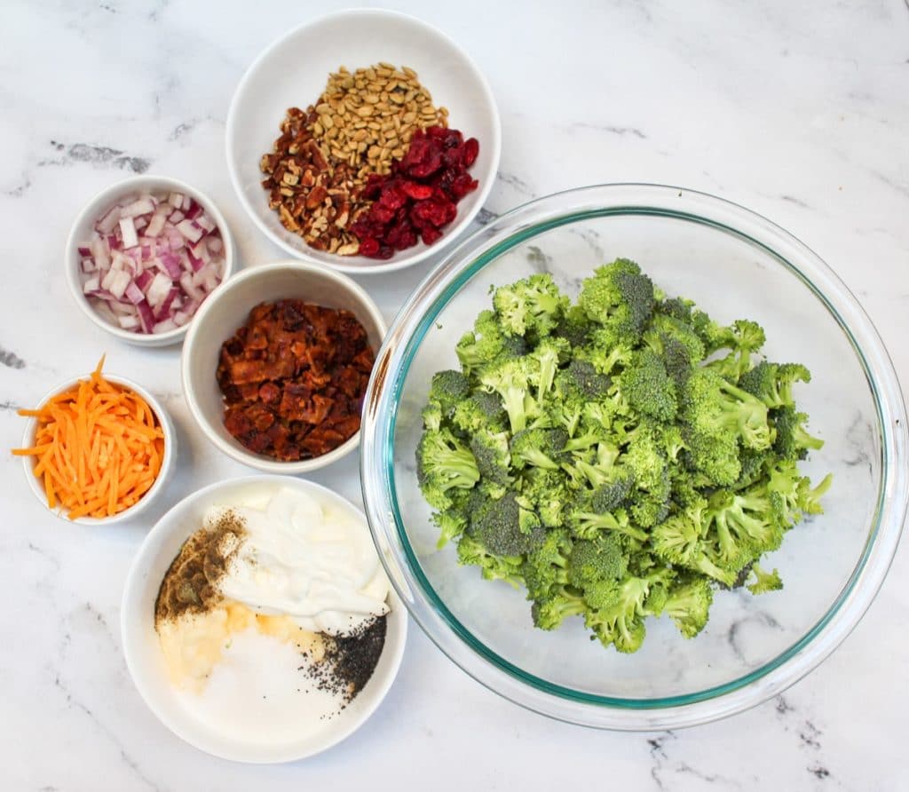 Broccoli Bacon Salad - Easy Weeknight Side Dish
