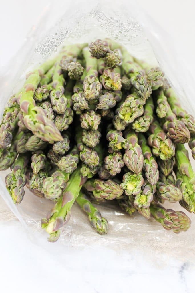 uncooked asparagus