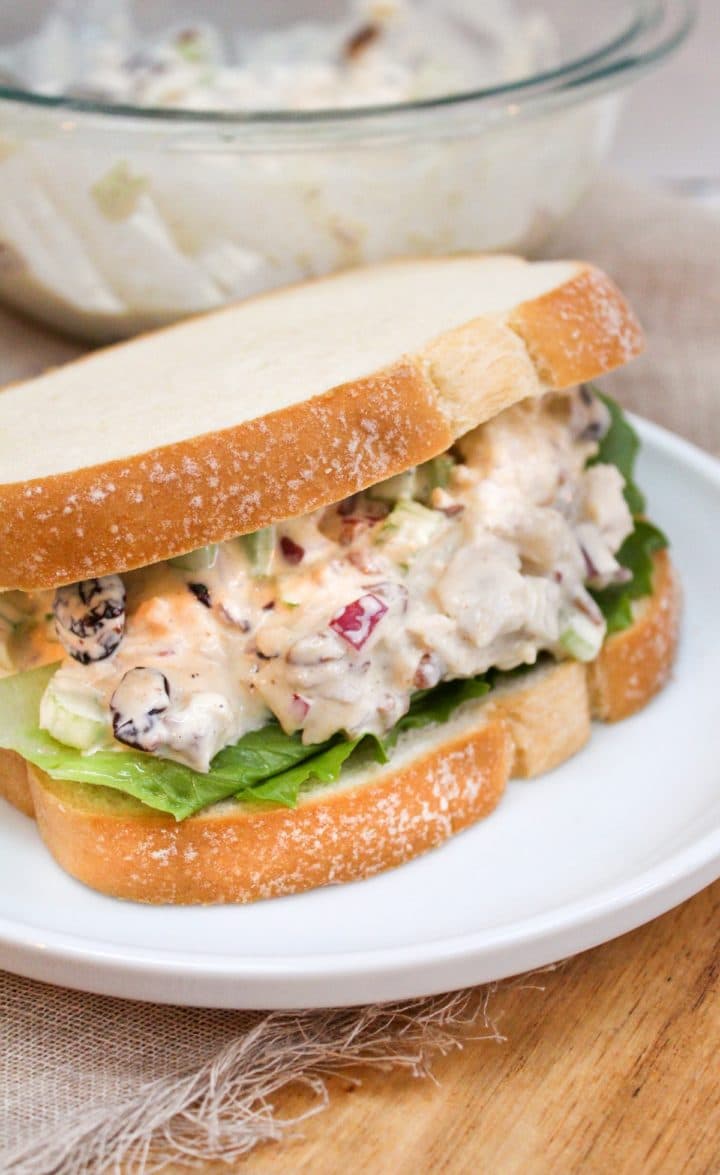 Cranberry Pecan Chicken Salad - Cheese Curd In Paradise